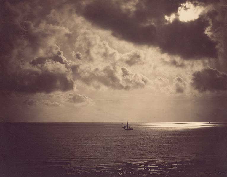 Gustave Le Gray, "The Brig, Normandy," 1856
