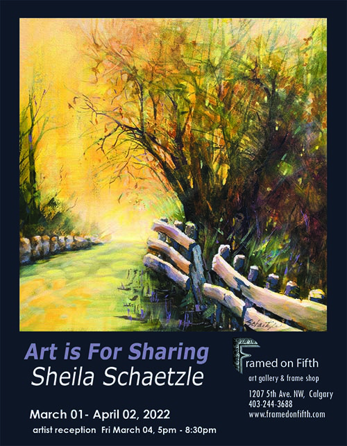 Sheila Schaetzle, "Art is For Sharing," 2022