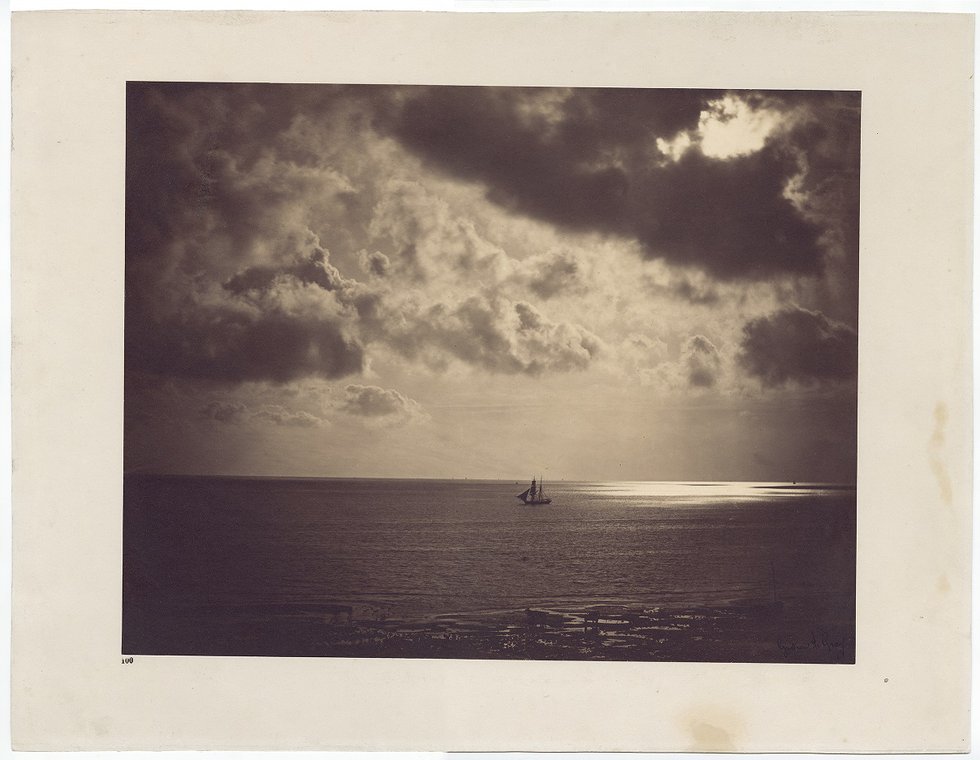 Gustave Le Gray, “The Brig, Normandy, France,” 1858