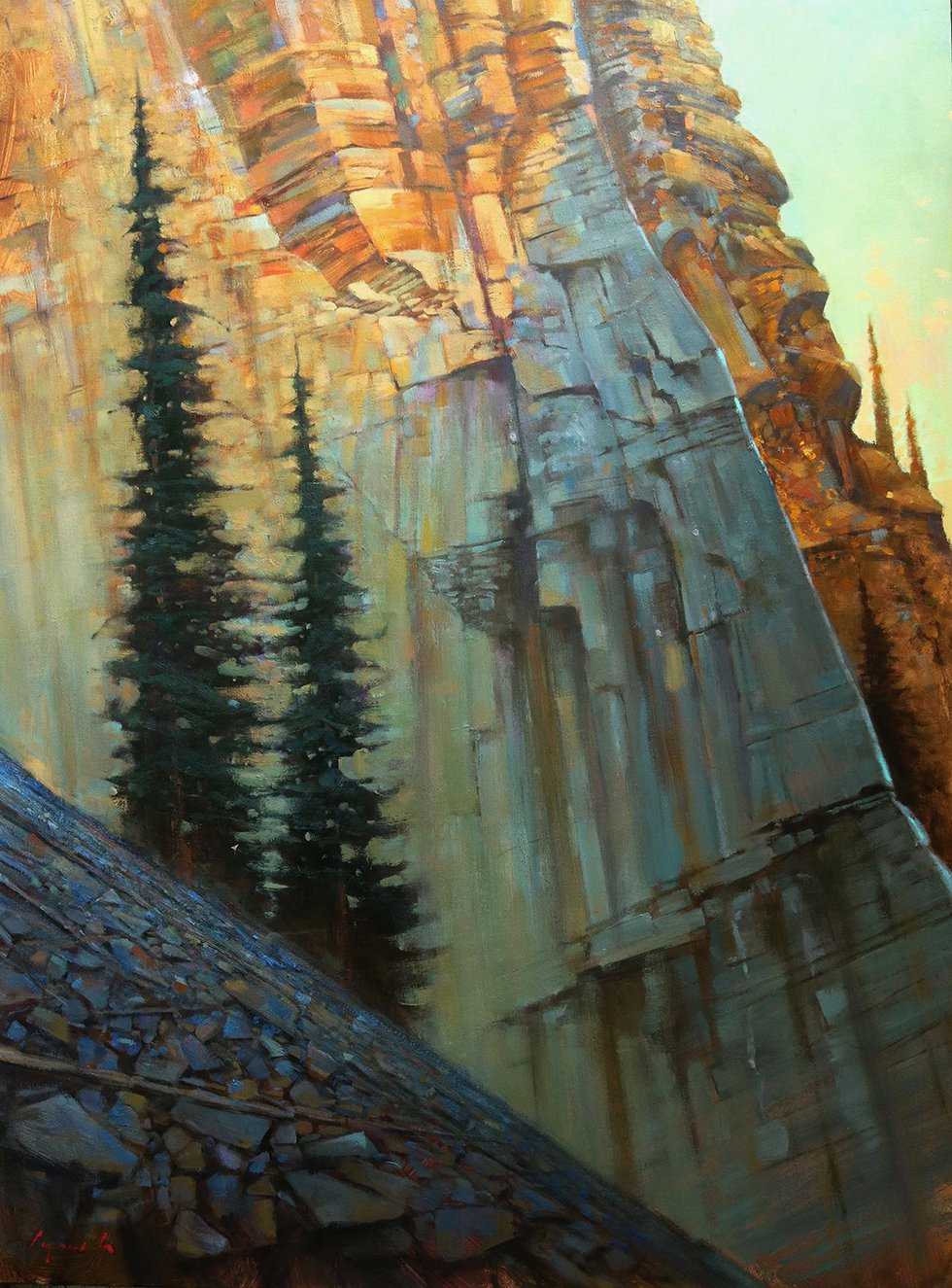 Brent Lynch, "Rock Wall, Lake Louise," 2022