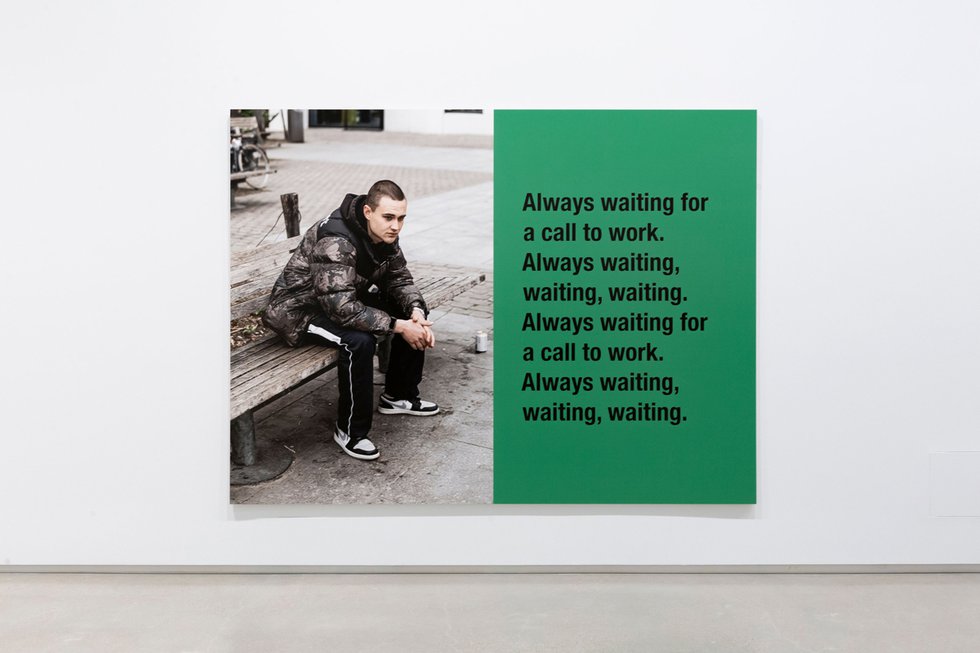 Ken Lum, “I’m Always Waiting” from the “Time. And Again.” series, 2021