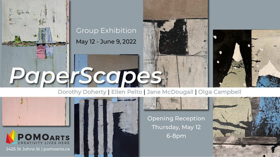 Dorothy Doherty, Ellen Pelto, Jane McDougall, and Olga Campbell, "Paperscapes," 2022