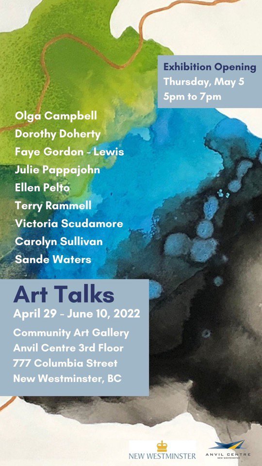 Sande Waters, "Art Talks," 2022