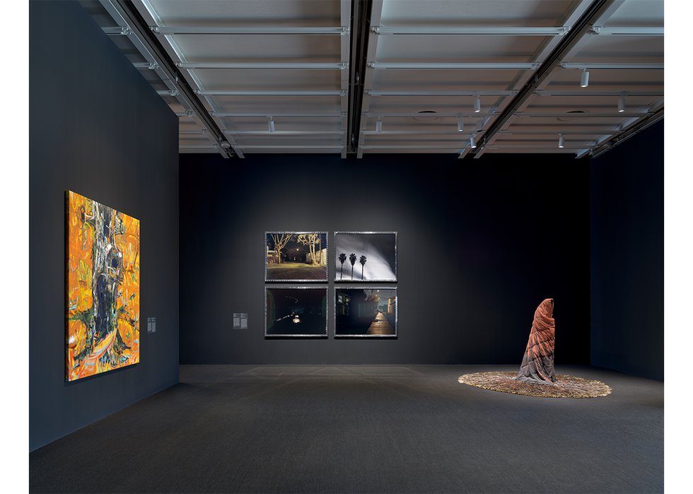 Installation view of "Whitney Biennial 2022: Quiet as It’s Kept" at the Whitney Museum of American Art