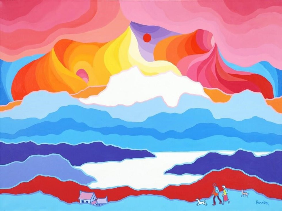 Ted Harrison, "The Land of Pure Delight," 1999