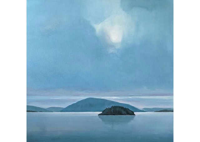 Frances Obie, "Atlin Lake 6, August Moon"