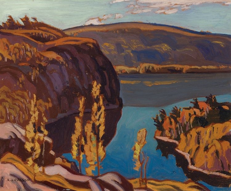 A.J. Casson, "Mill Lake, Parry Sound," 1934