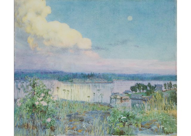 Walter Joseph Phillips, "Norman Bay, Lake of the Woods," 1916