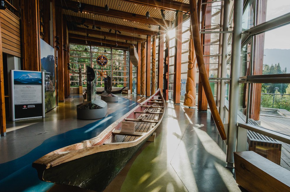 The Great Hall at the Squamish Lil’wat Cultural Centre in Whistler
