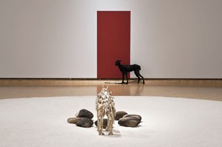 Edward Poitras, installation view, "Ground"