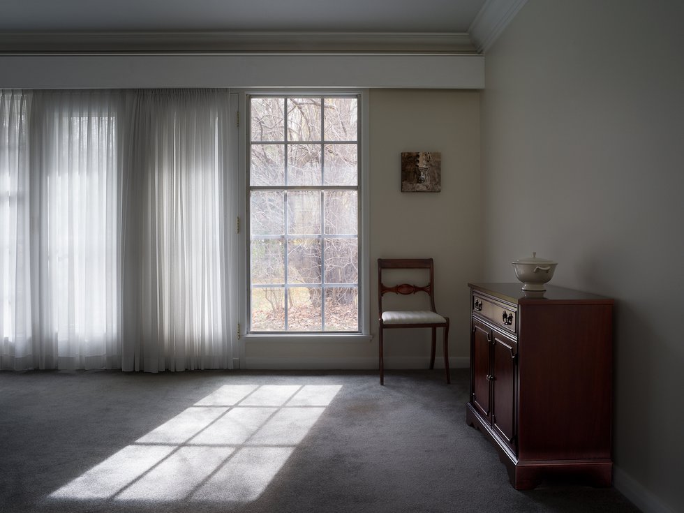Leslie Hossack, "Dining Room Windows, Ottawa," 2020