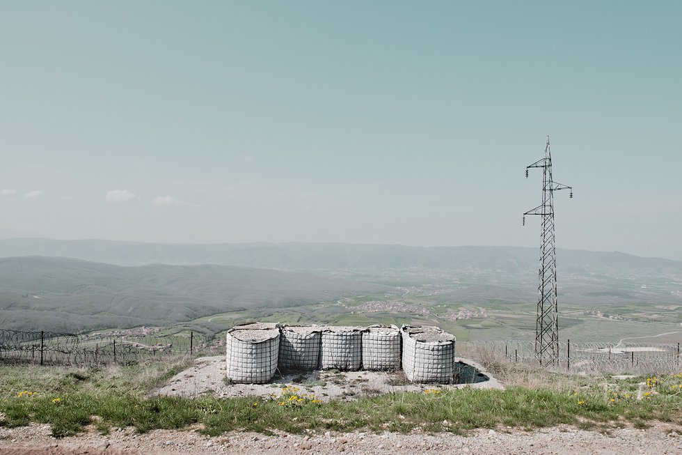 Leslie Hossack, "Fortified Position, Summit of Mount Golesh, Kosovo," 2013