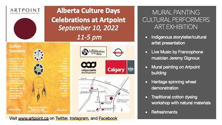 Artpoint AB Culture Days 2022 Poster