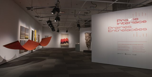 "Prairie Interlace: Weaving, Modernisms and the Expanded Frame, 1960-2000," (installation view)
