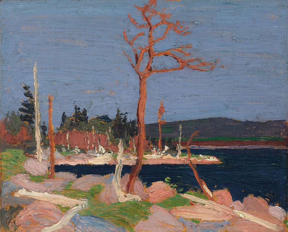Tom Thomson's sketch "Nocture," painted in oil on a panel measuring 8 inches by 10.5 inches in 1916, sold at a Cowley Abbott auction earlier this year for $1.5 million. (courtesy Cowley Abbott)