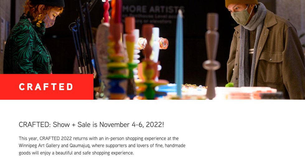 CRAFTED: Show + Sale