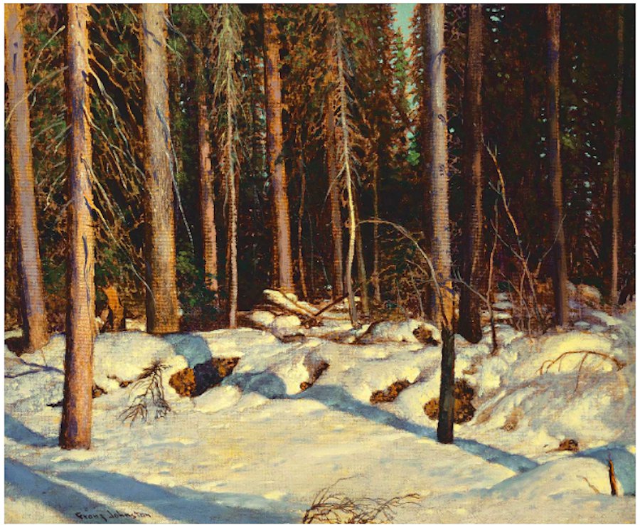 Francis [Franz] Hans Johnston, "The North Woods in March," 1930s