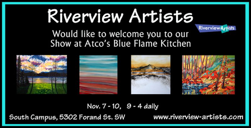 Riverview Artists Pop Up Show and Sale