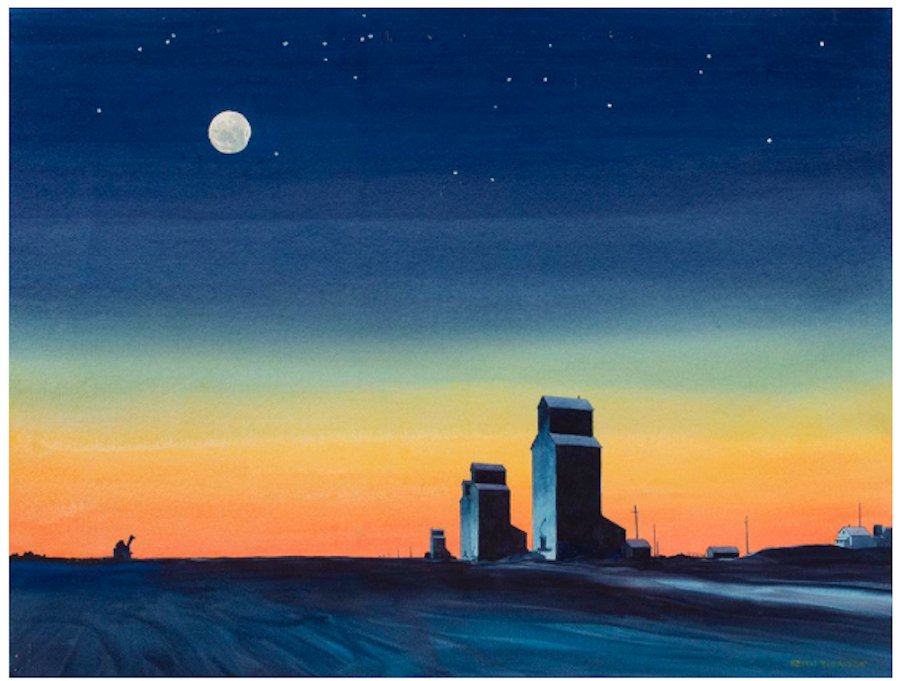 Keith Thomson, "Canola Sunset"