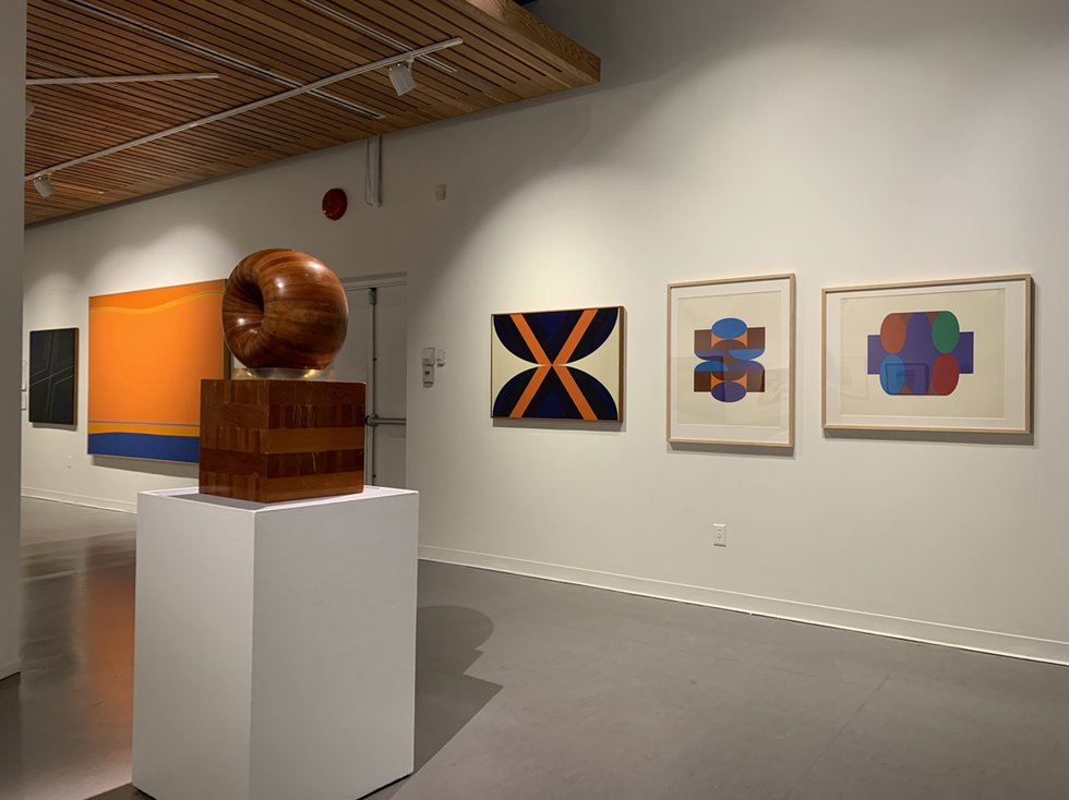 “Start Here,” 2022, installation view showing work by Roy Kiyooka at the Art Gallery of Greater Victoria (photo courtesy AGGV)