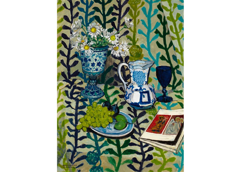 Frances-Anne Johnston, “Arrangement in Blue and Green,” no date