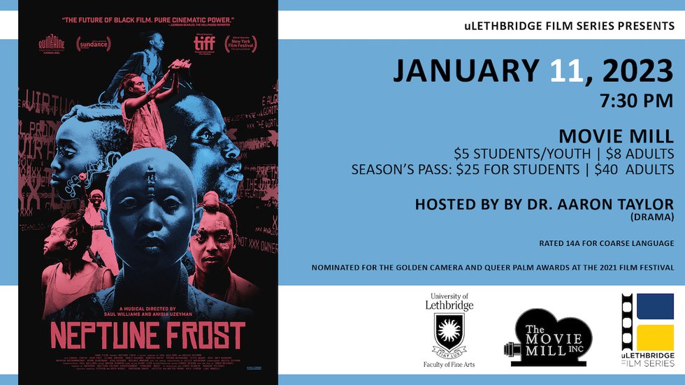 uLethbridge Film Series Presents, "Neptune Frost"