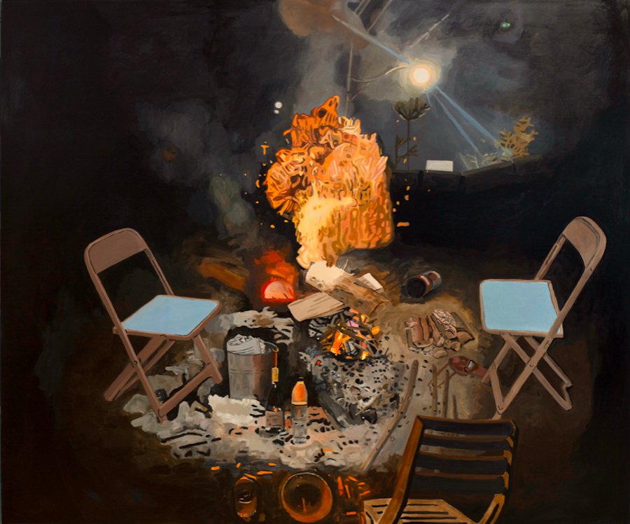 Margaux Williamson, "Fire," 2021
