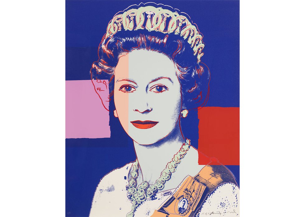Andy Warhol, “Queen Elizabeth II of the United Kingdom,” from “Reigning Queens, Royal Edition (F.S.II.337A),”