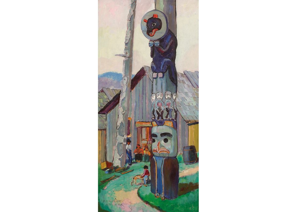 Emily Carr, “The Totem of the Bear and the Moon,” 1912
