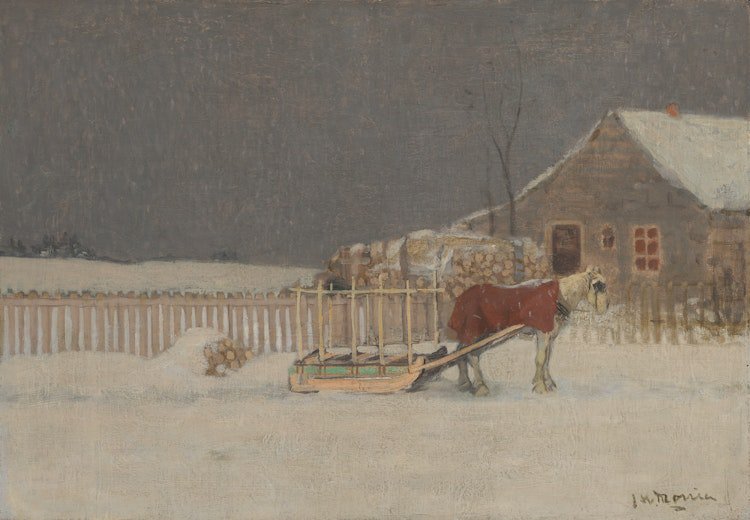 J.W. Morrice, “Neige, Canada (Snow, Canada),” circa 1905