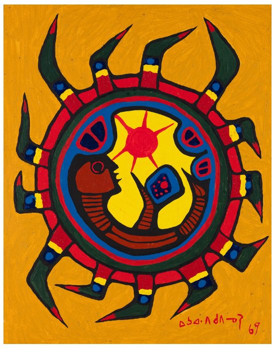 Norval Morrisseau, “The History of Mankind,” 1969