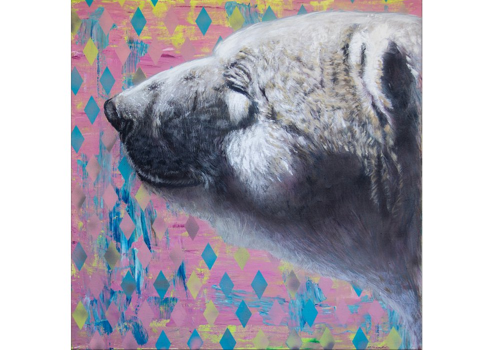Brian Longfield, "Happy Polar Bear," 2021