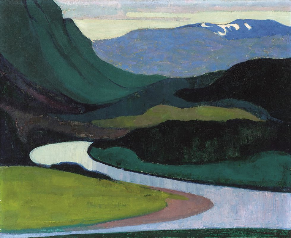 Anne Savage, “Temlaham, Upper Skeena River,” 1927