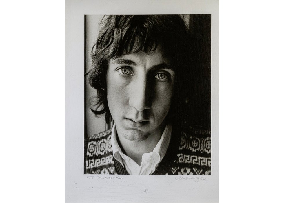 Barrie Wentzell, “Pete Townshend,” 1968, gelatin silver print, 16" x 20" (courtesy the artist)