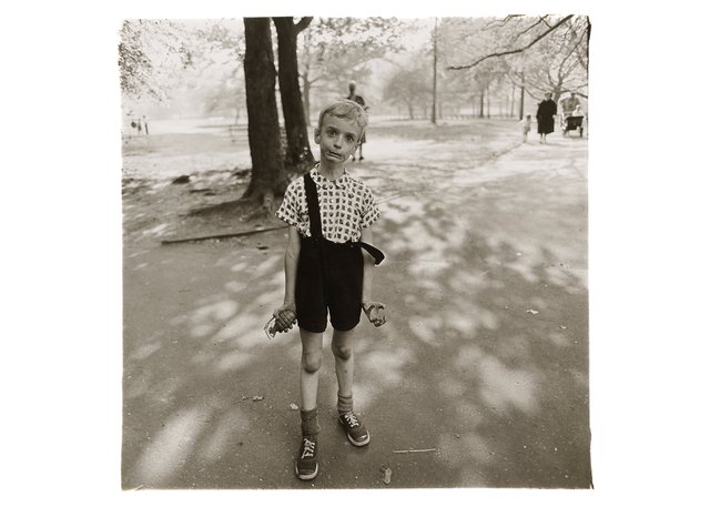 Diane Arbus, “Child with a toy hand grenade in Central Park, N.Y.C.