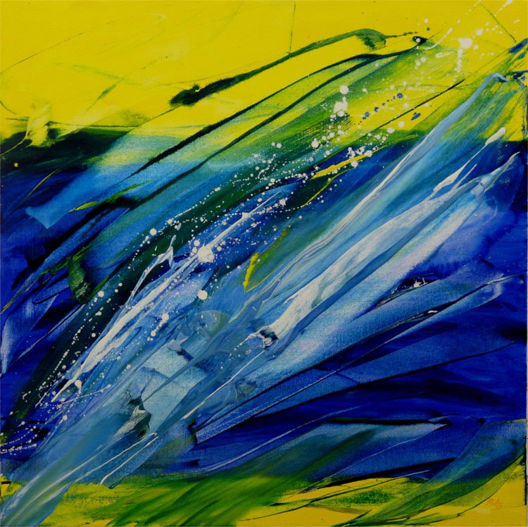Miles Constable "Blue and Yellow Spring No 3"
