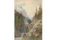 Lucius O’Brien, “Through the Rocky Mountains, a Pass on the Canadian Highway,” 1887, watercolour, 40" x 27.5" (sold at Cowley Abbott for $72,000)