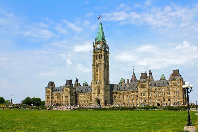 Canadian Parliament building (photo by Igor Shtygashev, courtesy Deposit Photos)