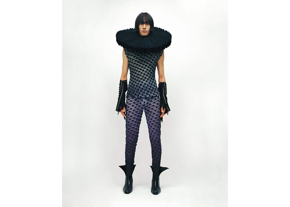 Goom Heo for Goomheo, Pleated Look, “Chaos is our Comfort Zone” collection, Spring/Summer 2022 (courtesy Goomheo)