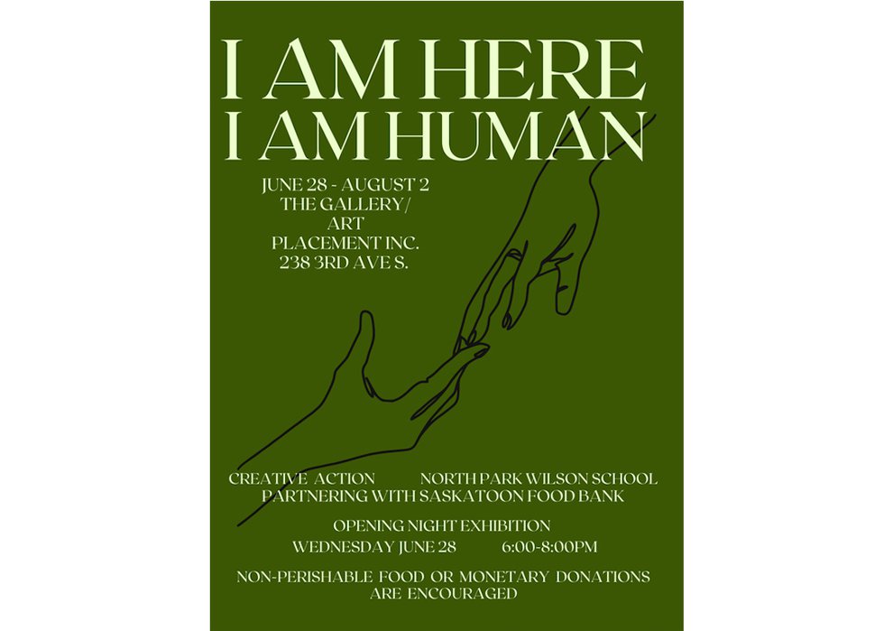 "I AM HERE. I AM HUMAN"