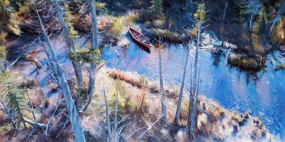 Patricia Bellerose "Above the Canoe"