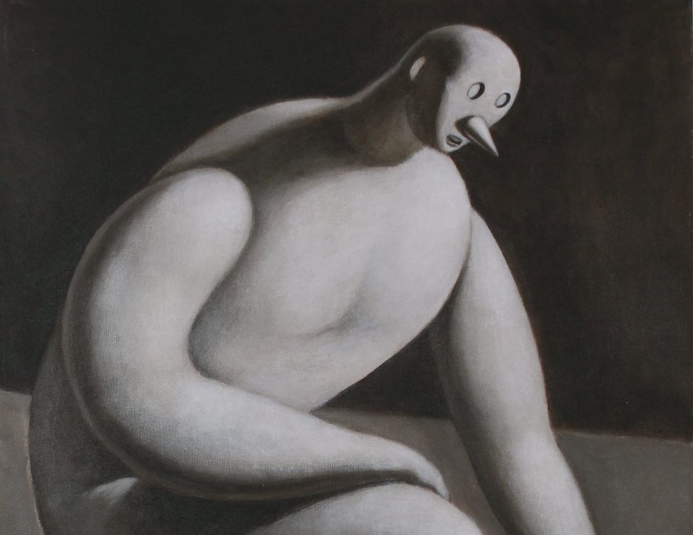 Thomas Anfield, “Figure at Night (cropped),” 2023