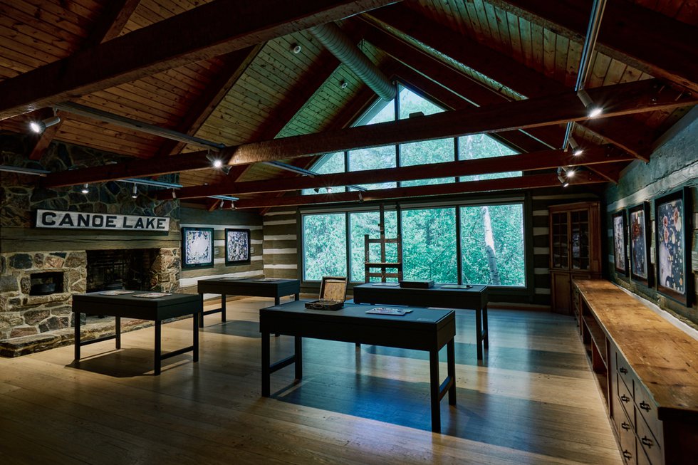 An interior view of the McMichael Canadian Art Collection in Kleinburg, Ont. (photo by Christian Lalonde)