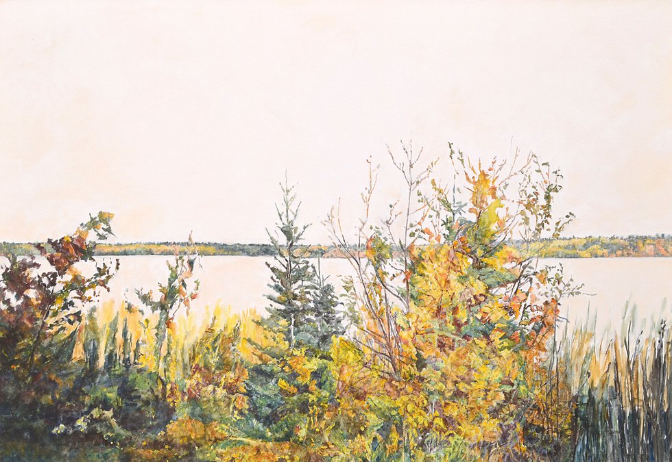 Dorothy Knowles, “Christopher Lake in October,” 1999