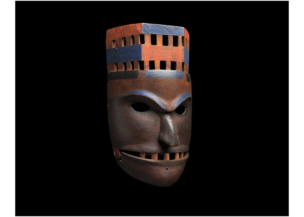 Nuu-chah-nulth artist, “Articulated Mask,” c. 1840
