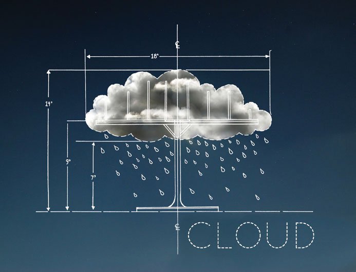 "Cloud (Nuit Blanche project sketches)"