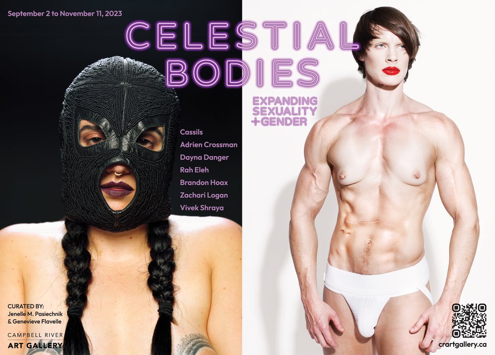 This promotional image provided by the Campbell River Art Gallery was used to advertise its exhibition Celestial Bodies showing two contemporary artists in the show
