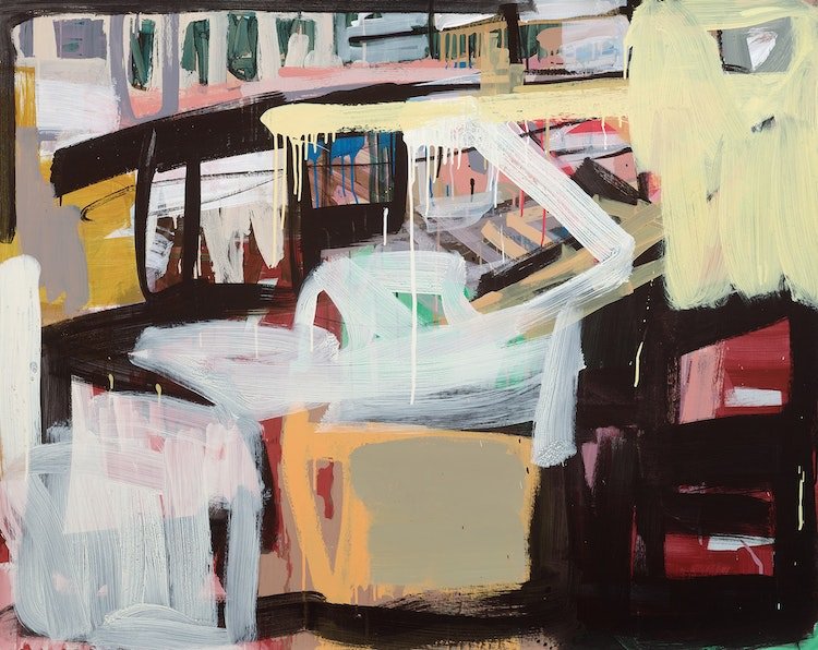 Denyse Thomasos, “Untitled,” 2012, acrylic on canvas, 2012, 48" x 60" (sold at Cowley Abbott for $96,000)