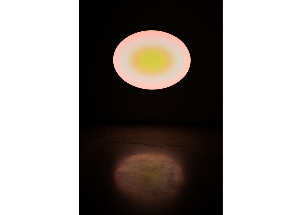 James Turrell, “Uriel,” 2023, glass and programming (photo by Elvis Yang, courtesy of CICA)