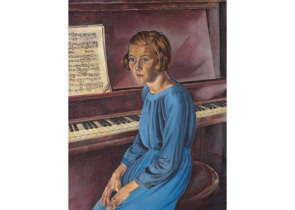 Bertram Brooker, “Phyllis (Piano! Piano!),” 1934, oil on canvas, 40" x 30" (courtesy of Art Gallery of Ontario and McMichael Canadian Art Collection)